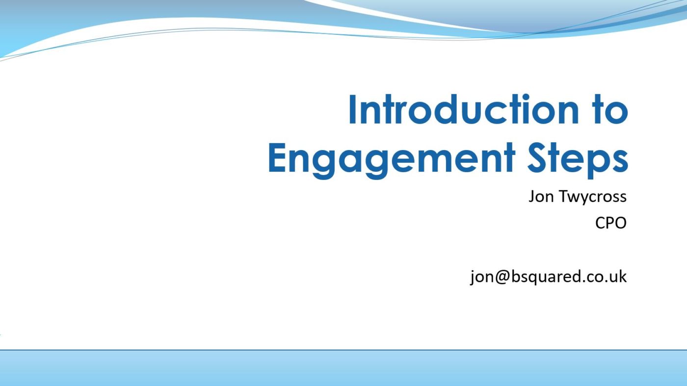 Introduction to Engagement Steps