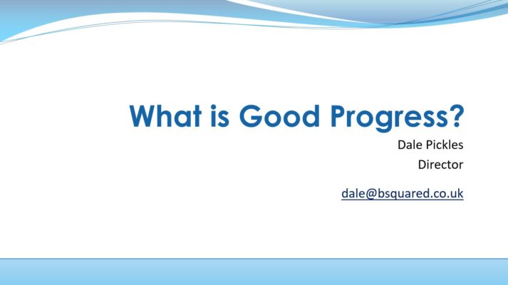 What is Good Progress?