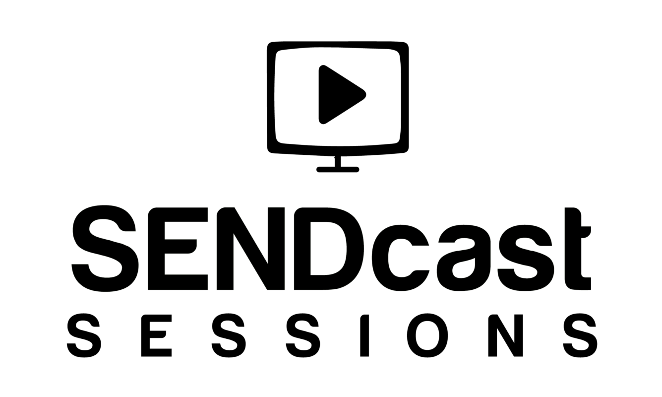 SENDcast Sessions logo - Black